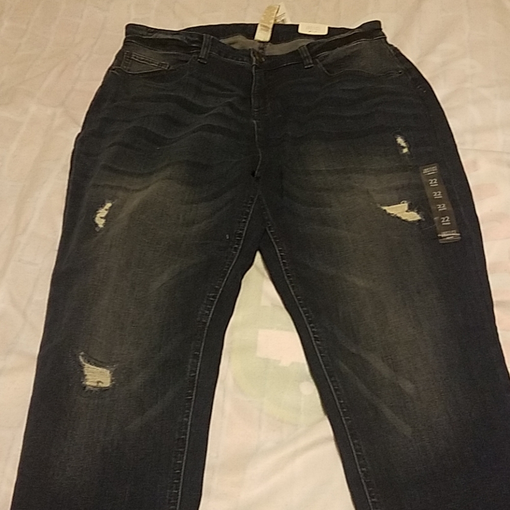 Distressed Justice Jeans. Sz 22